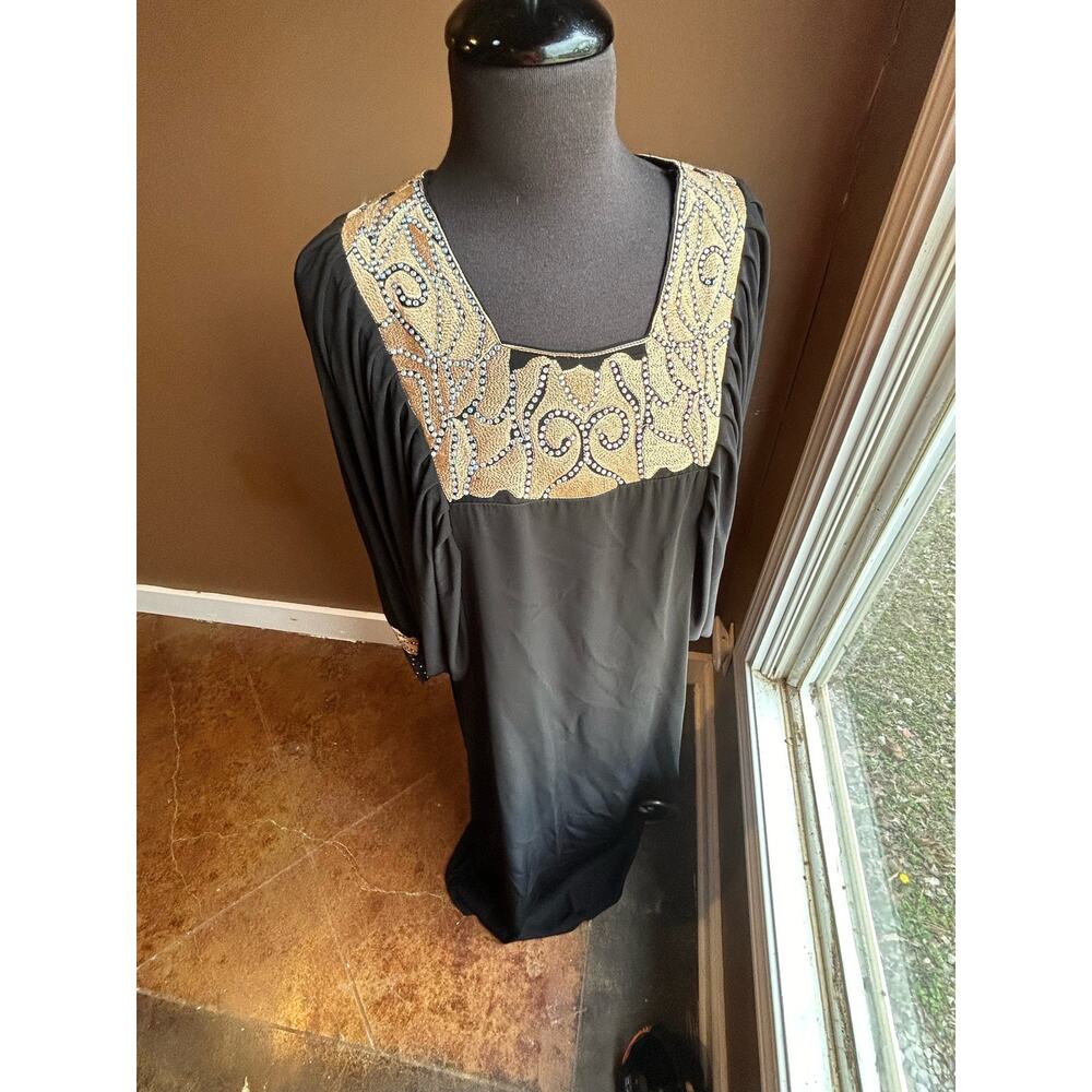 Abaya Size 3 Women's Dress Takbeer Islamic Company EUC Embellished